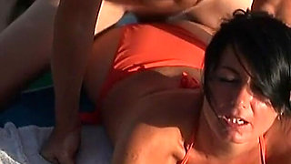 Free Fuck on the Beach! the Ultimate Cum Party! Everyone Can Cum!