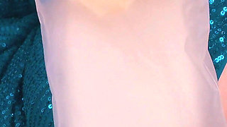 Unexpected Cock Biting From Sadistic Humiliating MILF Mistress in Rubber Gloves with Long Nails