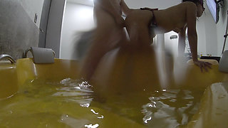 Sex with a Latina in a Jacuzzi