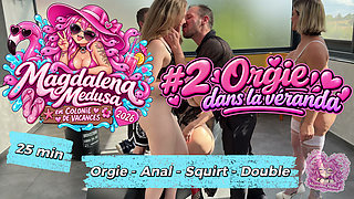 Colo Porno 2026 - Orgy in the Sunroom French - Anal - Squirt - DP