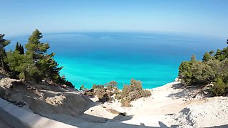 Katty West Pee Gets Golden Shower And Self Pee On The Beach