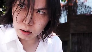 Asian schoolgirl enjoy group sex