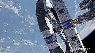 Nexus 3 Orbit Meta. 3D animation fuck on a space station with sexy blonde