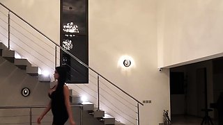 Hot brunette gf amateur blowjob and facial