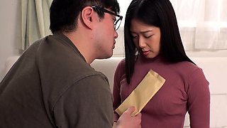 Two asian foot fetish school girl tease a cock