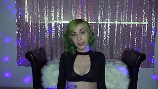ShesNew Amateur brunette girlfriend POV blowjob handjob