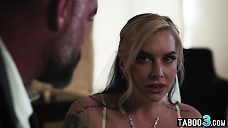 Chubby blonde MILF bride to be fucked