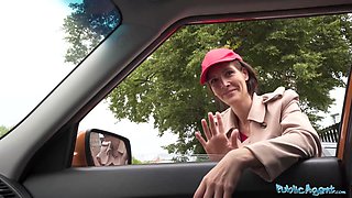 Cute waitress offered me some morning coffee