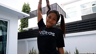 Big ass Thai GF in a homemade sex tape