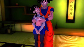 Chichi Fucking Gohan and Goku Threesome  3  MILF Step  Dragon Ball Zex 4  Watch the Full 1hr Movie Sheer & Ptrn: Fantasyking