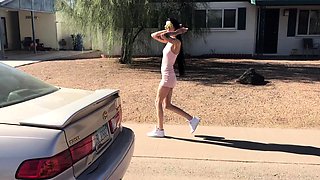 Small titted babe Lauryn May takes