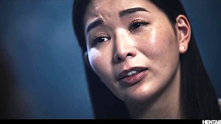 Nerdy scene with amazing Leana Lovings from Hentaied