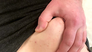 Close-up female point of view. Foreplay and fuck with cum inside pussy. Homemade soft porn made with love