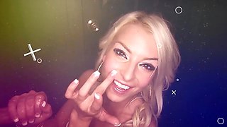 Lisa Rose and Bambi Blitz Swallow 10 Huge Cumshots in Gloryhole Frenzy