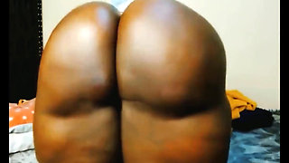 Ebony SSBBW Doggy Style Farts and Gapes