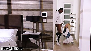 Playful Nat and Kylie's blowjob video