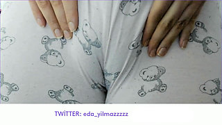 Cameltoe- Swollen Pussy- Masturbate with Pajamas