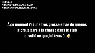 Brunette Chases Man In Swinger Club