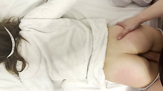I Woke Up My Latina Roommate in Pajamas - Real Moans