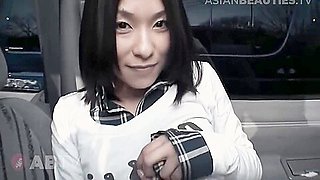 Asian Babe Couldnt Wait To Get Home... Hungry For My Cock