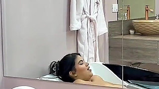 A Pregnant Housewife Has Sex with Her Stepson in the Bathtub