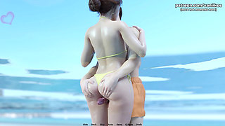 Big Tits Stepaunt MILF Public Beach Pussy Rubbing With Huge Cock Stepnephew Right Behind Her Cuckold Husband - Heart Problems