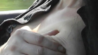 Picked up French Babe Playing with Her Big Titis and Wet Pussy