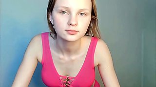 20 years old blonde Amateur Girl with perky tits