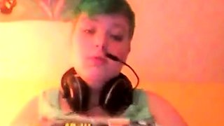 Busty BBW Amateur Babe on Webcam