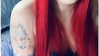 Small penis exposed in a humiliating smoking scene