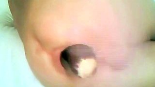 Twink Fucks Himself with a Giant Eggplant