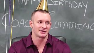 academy teen with braces fucked by coach on his birthday