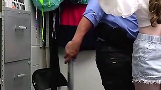 Rough Point of view of petite baps in a blue whip top