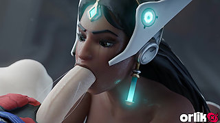 Symmetra Likes Big Dick in Her Ass - 3D Overwatch Anal Animation