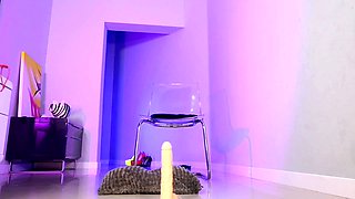 Big boobs webcam slut toys her asshole