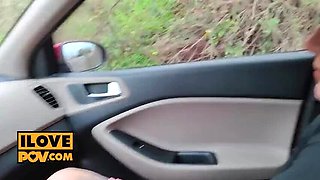 Petite Brunette Ghomestory Needs Cock Before Exam - POV Blowjob & Hardcore Fuck