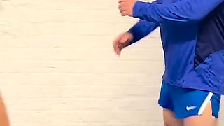 Cocky Guy Gets Wrestled and Carried by Hot Muscle Babe