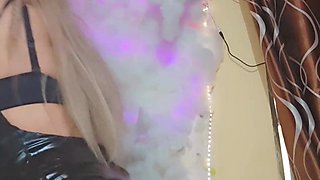 Spandex she-creature rich baby