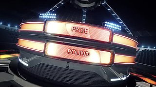 Lesbian Wrestling Threesome: Brandi Mae vs Ecko Belle vs Muscle Marilyn - Big Ass Blondes Nude Catfight & Strapon Sex