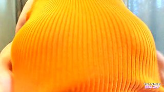My Big Natural Tits Spill Out – Homemade Amateur Mature BBW Aunt