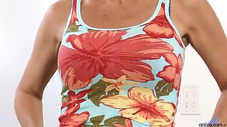 Erica Lauren Big Tits Solo - Double Vibe Toy Orgasm for Busty Mature MILF