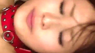 Bound Brunette Babe in Rough Fetish Gangbang with Cum Facials