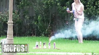 Public scene with desirable Levi Cash and Tony Rubino from Mofos