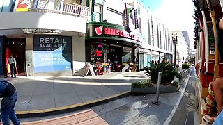 outdoor san fransisco underboob