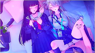 Lynae Gets Fucked While Her Best Friend Watches - Wuthering Waves