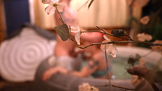 Hot Neighbors in Hot Tub