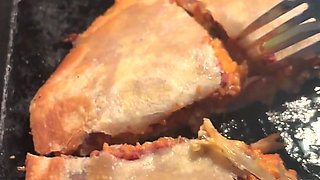 Home Made Pizza I Made These Mexican Pizzas with Almond Flour Tortillas so They Are Gluten-free and Really Yummy!!