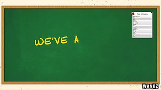 Naughty Schoolgirl Takes Her Teachers Dick