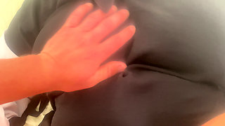 I found a dildo on an Arab woman and let her try a real dick