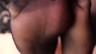 Starlightfemboy Nylon Feet Close Up